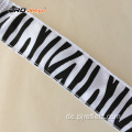 Reflektierendes geführtes weißes Zebra-Gurtband-Armband